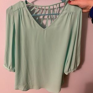 A. Byer Seafoam Women’s Blouse
